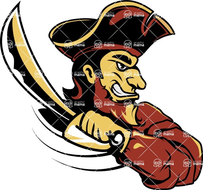 Vector Mascot Collection - Pirate Mascot Logo Design